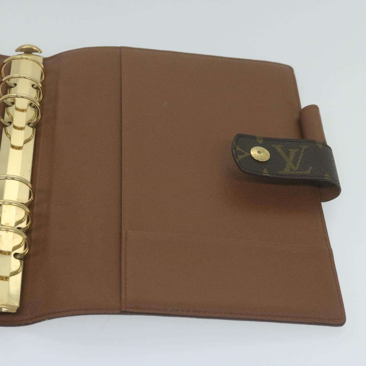 LOUIS VUITTON Monogram Agenda GM Day Planner Cover R20006 LV Auth 65614A