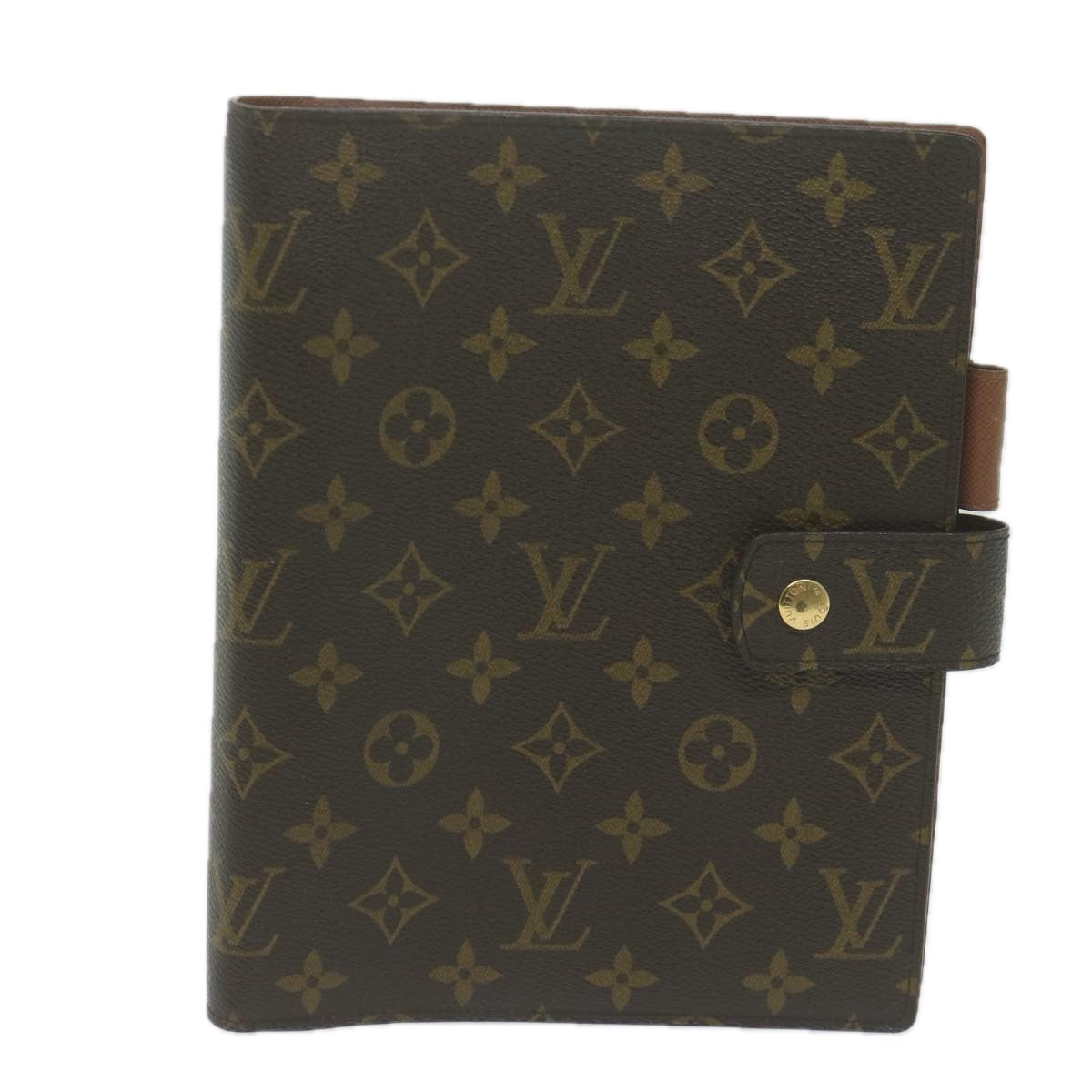 LOUIS VUITTON Monogram Agenda GM Day Planner Cover R20006 LV Auth 65614A