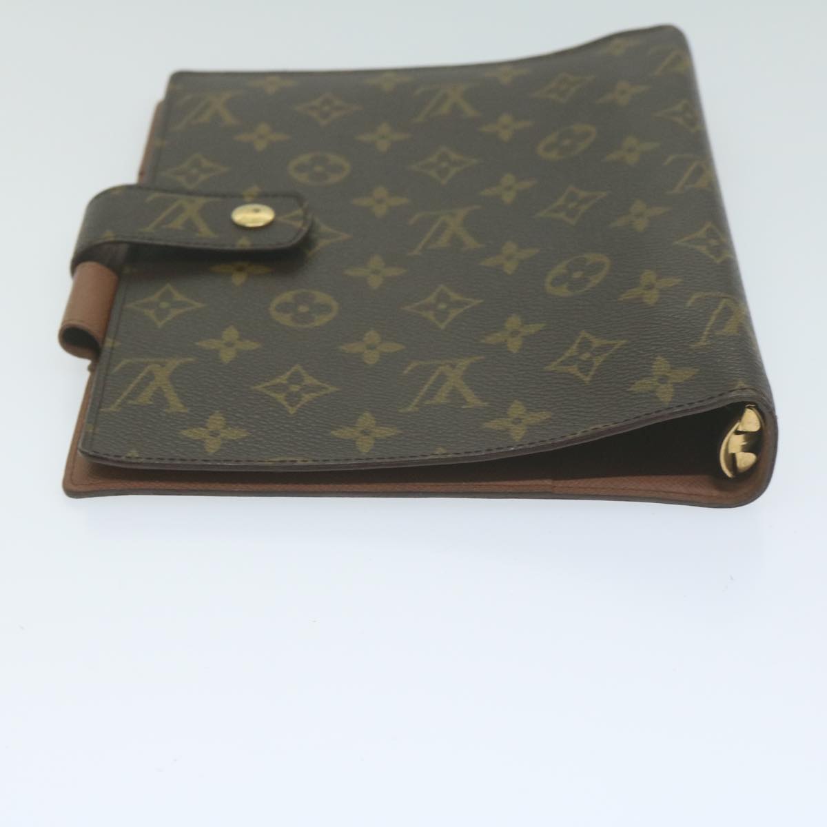 LOUIS VUITTON Monogram Agenda GM Day Planner Cover R20006 LV Auth 65614A