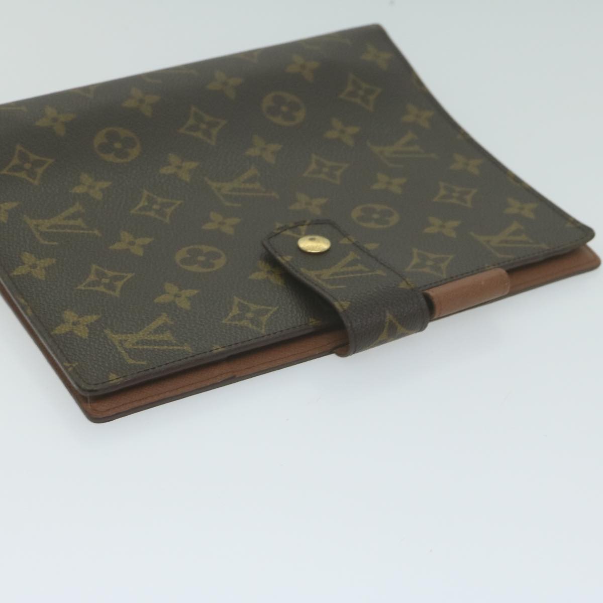 LOUIS VUITTON Monogram Agenda GM Day Planner Cover R20006 LV Auth 65614A