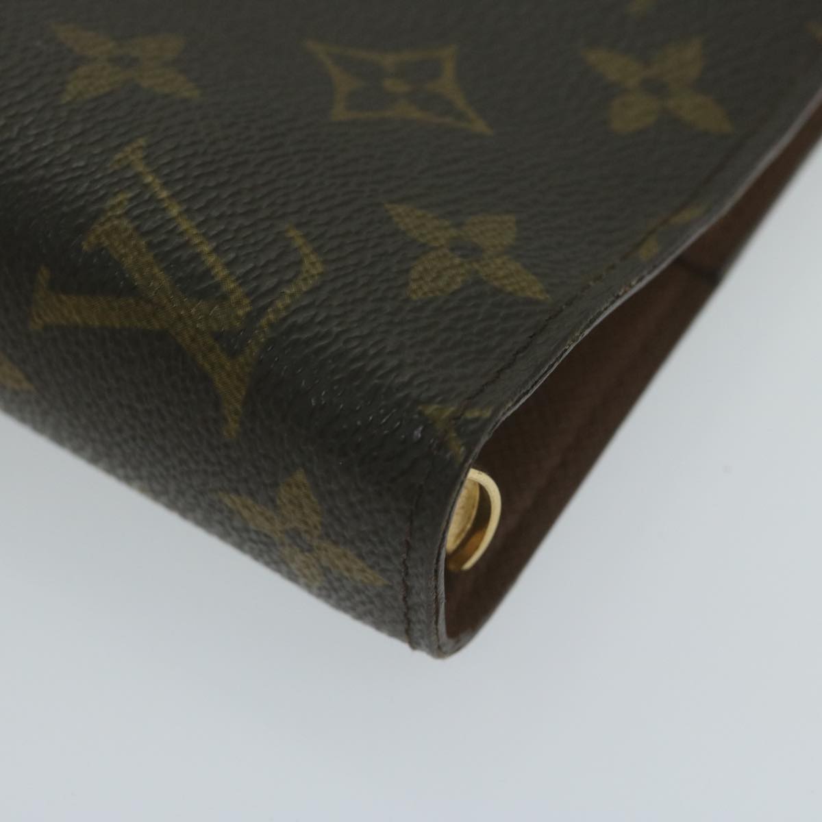 LOUIS VUITTON Monogram Agenda GM Day Planner Cover R20006 LV Auth 65614A