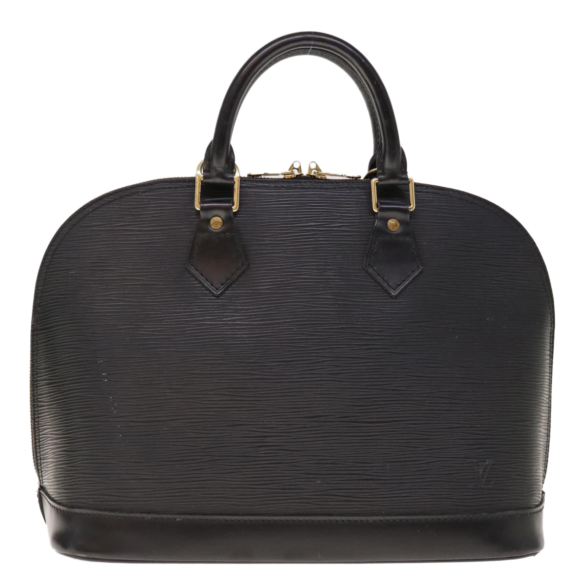 LOUIS VUITTON Epi Alma Hand Bag Black M52142 LV Auth 65691