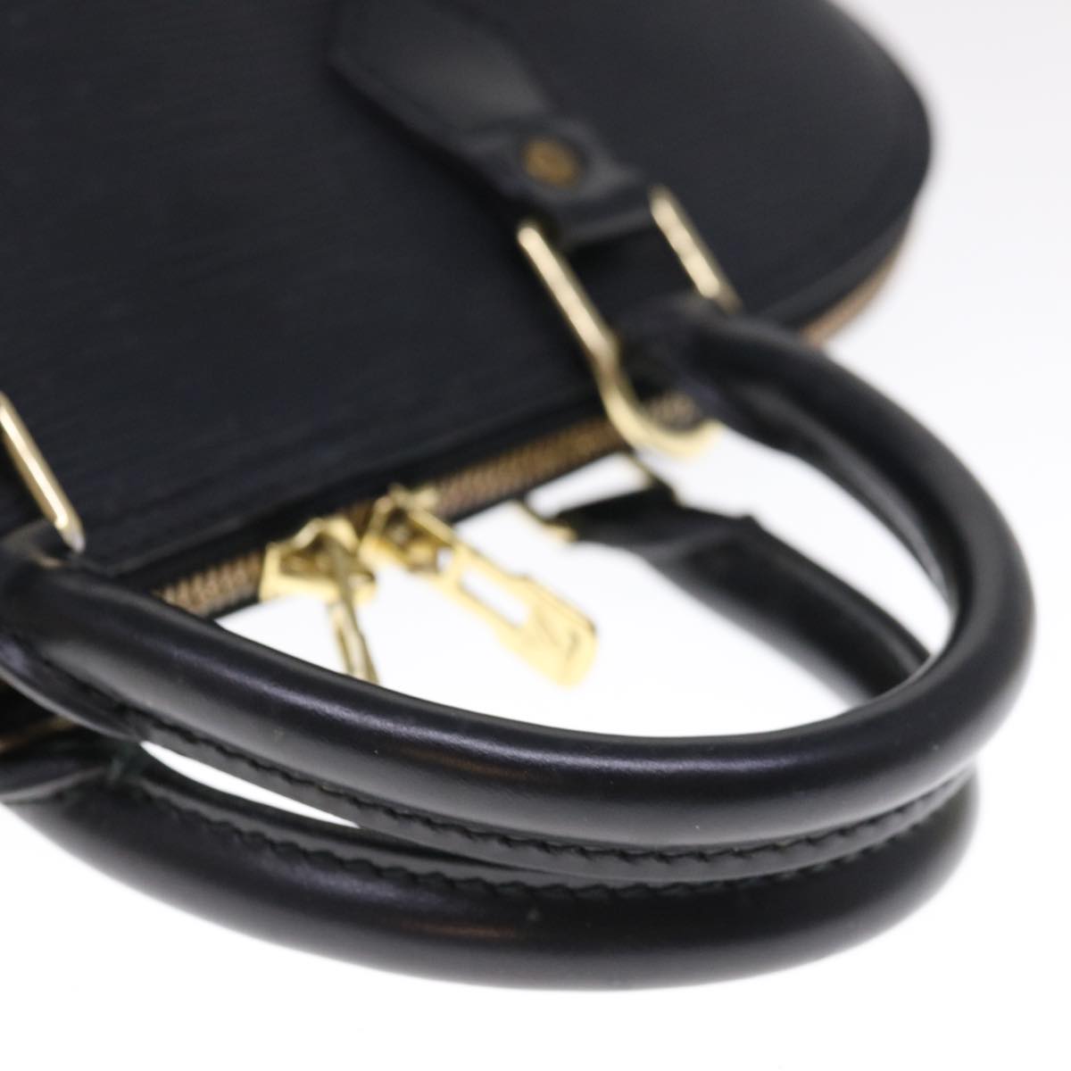 LOUIS VUITTON Epi Alma Hand Bag Black M52142 LV Auth 65691