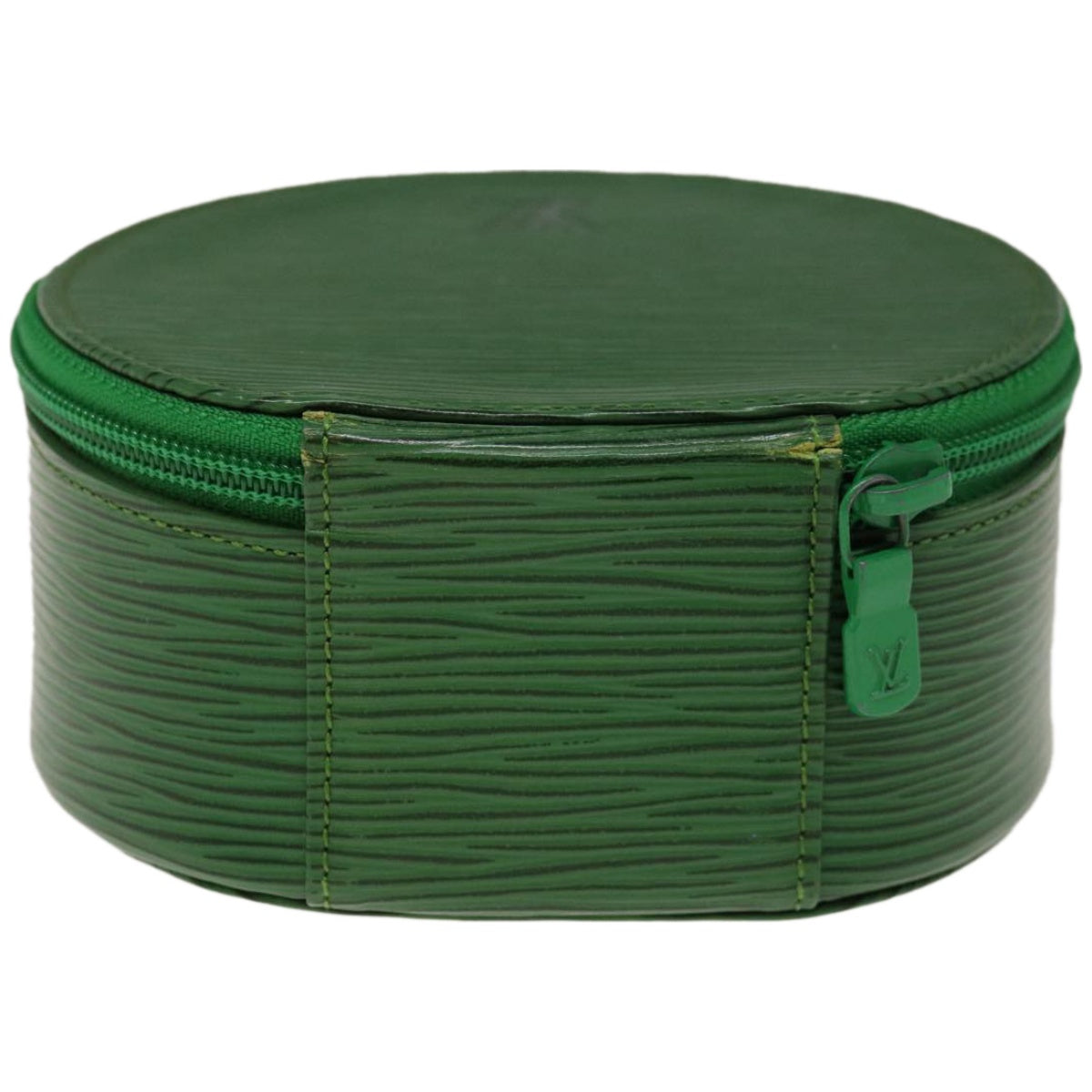 LOUIS VUITTON Epi Ecrin Bijoux 12 Jewelry Box Green M48204 LV Auth 65732