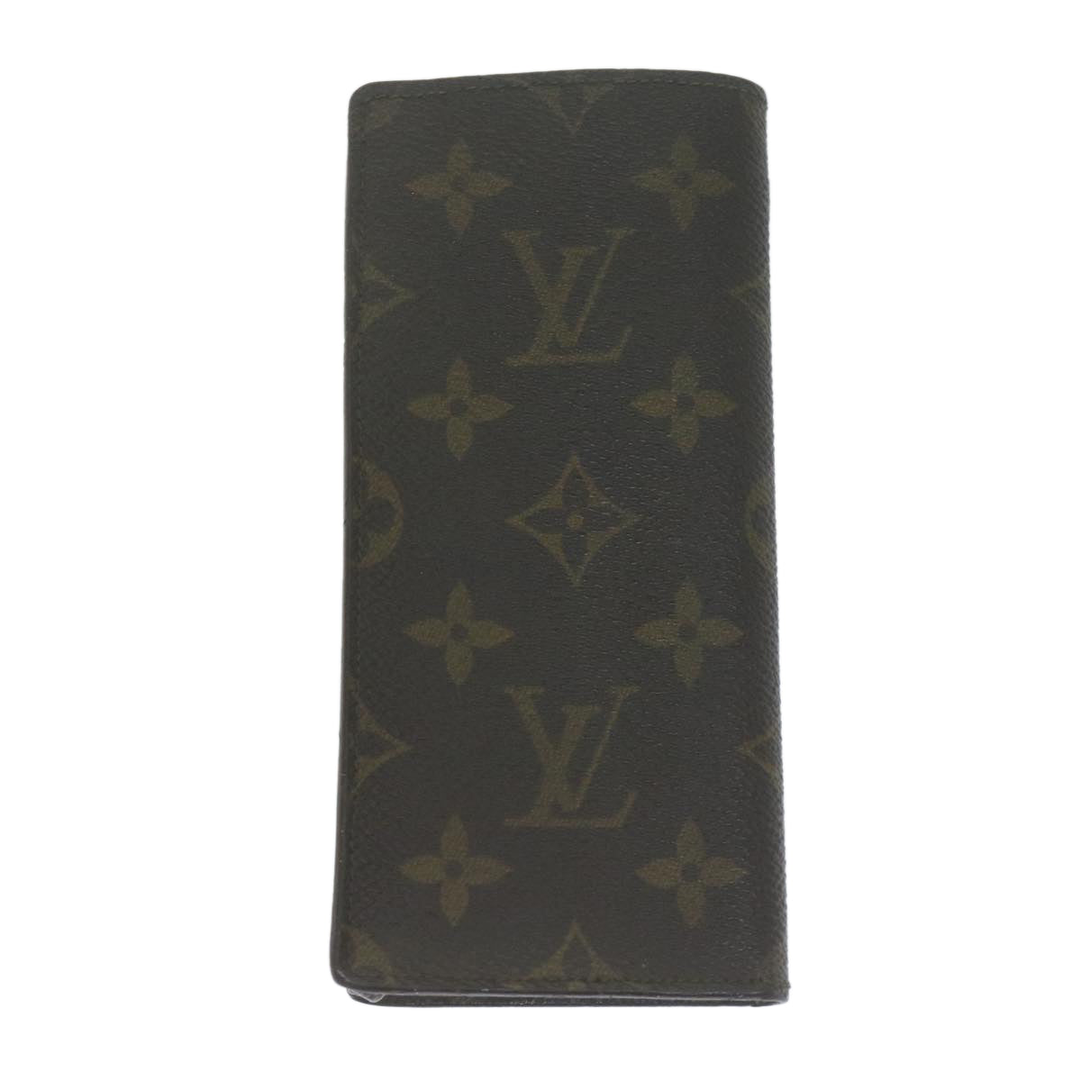 LOUIS VUITTON Monogram Etui Lunette Simple Glasses Case M62962 LV Auth 65771