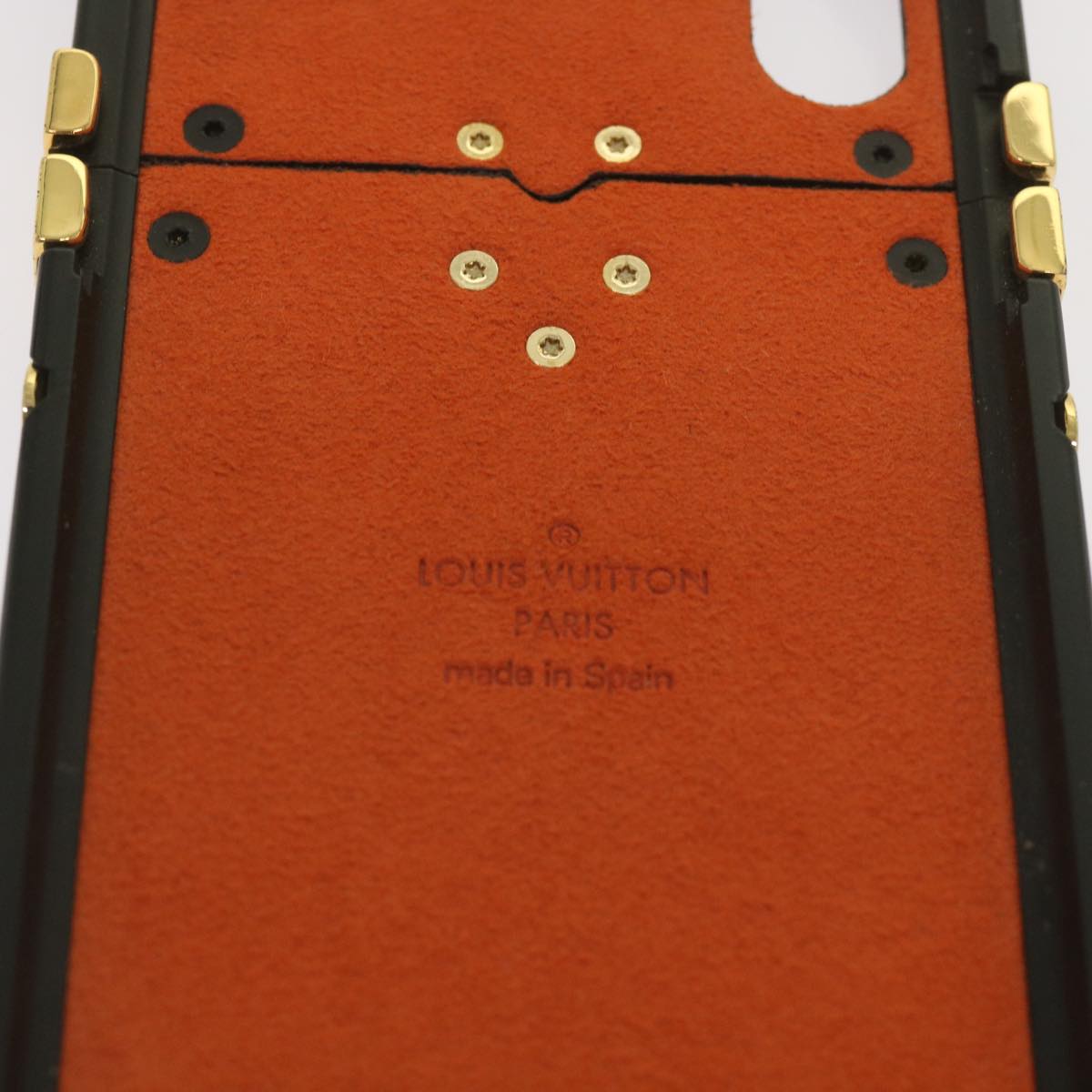 LOUIS VUITTON Transformed Monogram Cat Eye Trunk iPhone Case M63891 Auth 66181