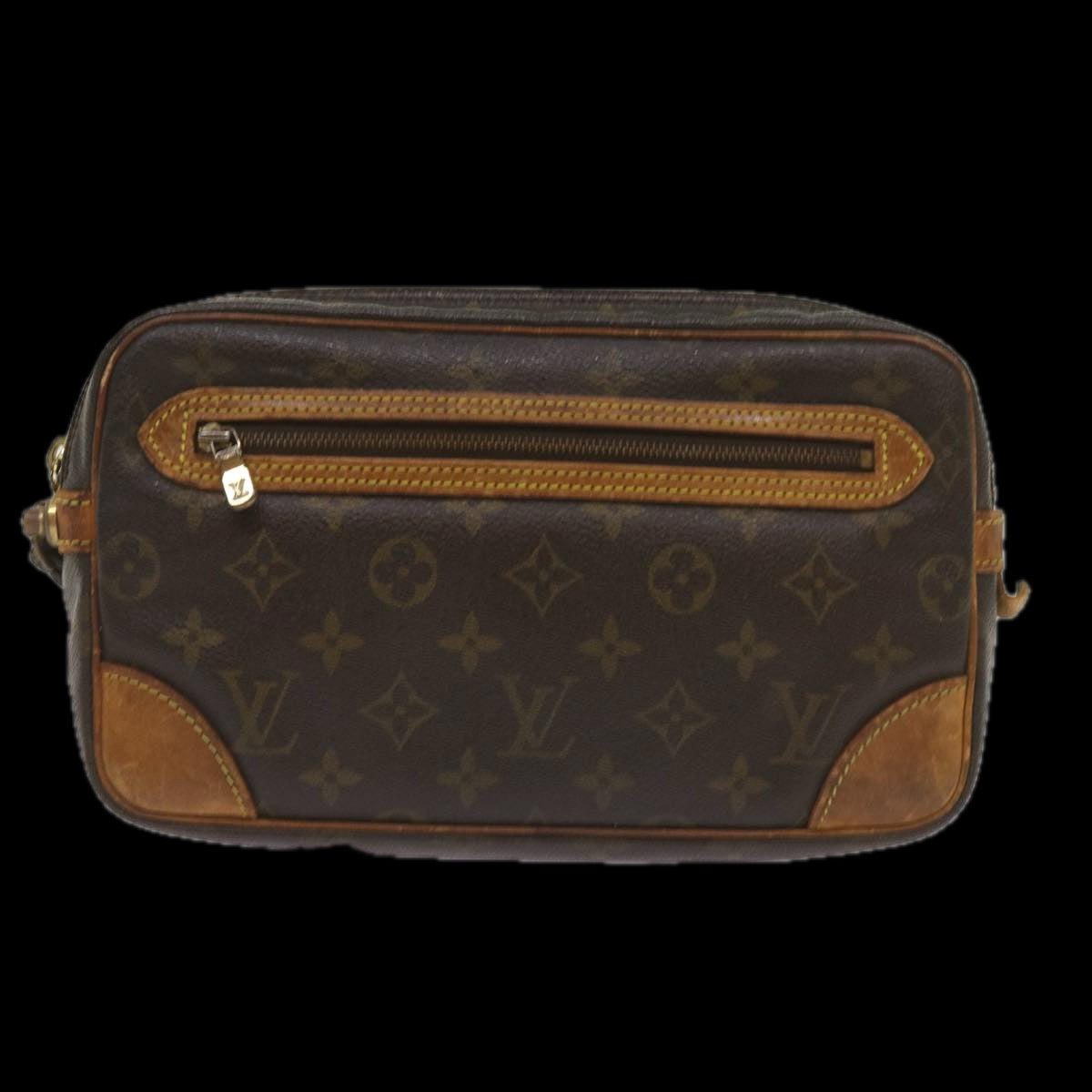 LOUIS VUITTON Monogram Marly Dragonne GM Clutch Bag M51825 LV Auth 66331