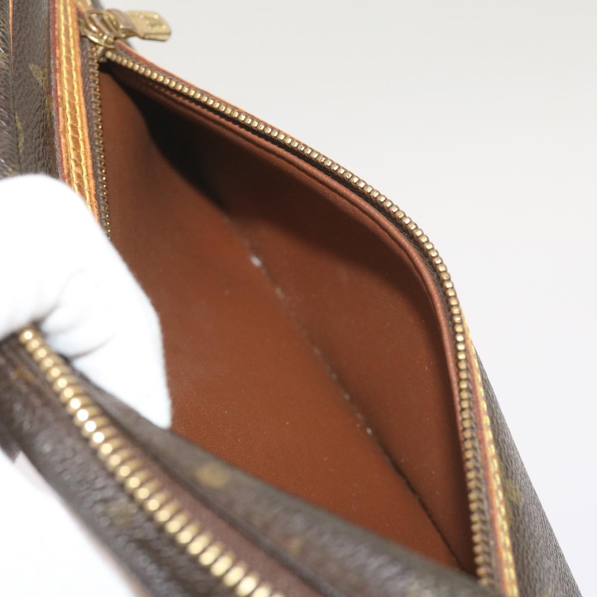 LOUIS VUITTON Monogram Marly Dragonne GM Clutch Bag M51825 LV Auth 66331