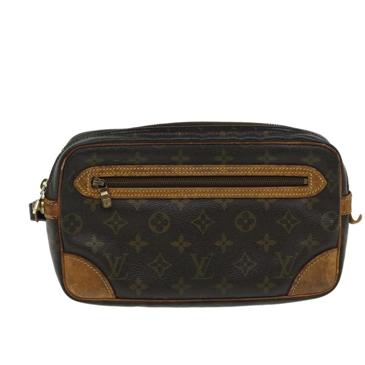 LOUIS VUITTON Monogram Marly Dragonne GM Clutch Bag M51825 LV Auth 66331