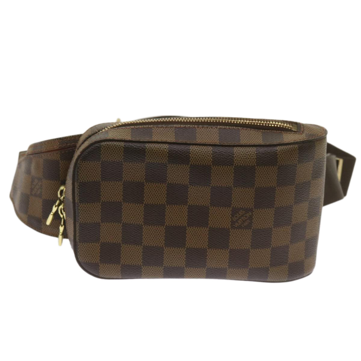 LOUIS VUITTON Damier Ebene Geronimos Shoulder Bag N51994 LV Auth 66444