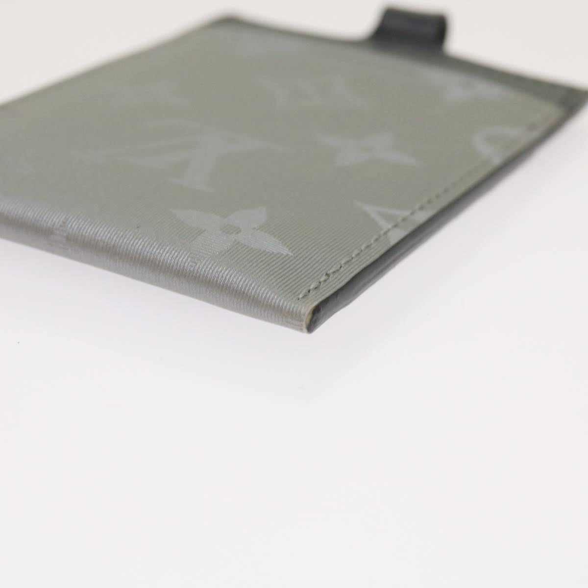 LOUIS VUITTON Monogram Satellite Alpha Pouch Silver M44178 LV Auth 66459SAM