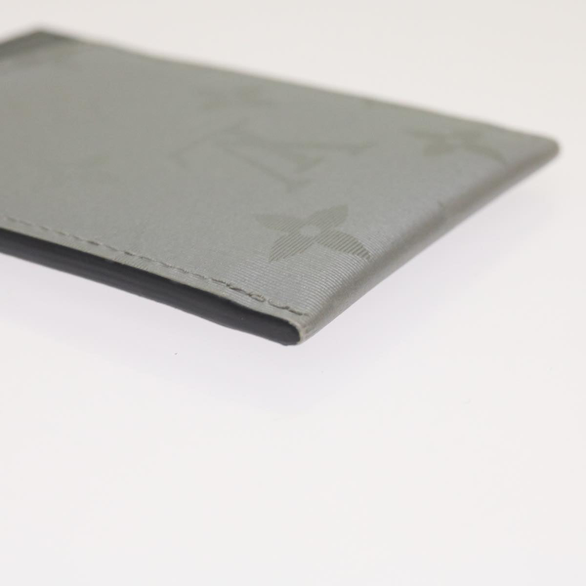 LOUIS VUITTON Monogram Satellite Alpha Pouch Silver M44178 LV Auth 66459SAM