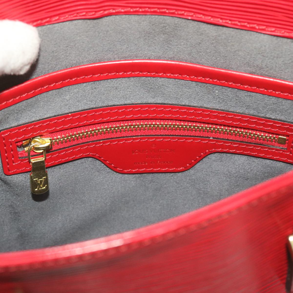LOUIS VUITTON Epi Vavin PM Tote Bag SPO 2way Red LV Auth 66533SAV