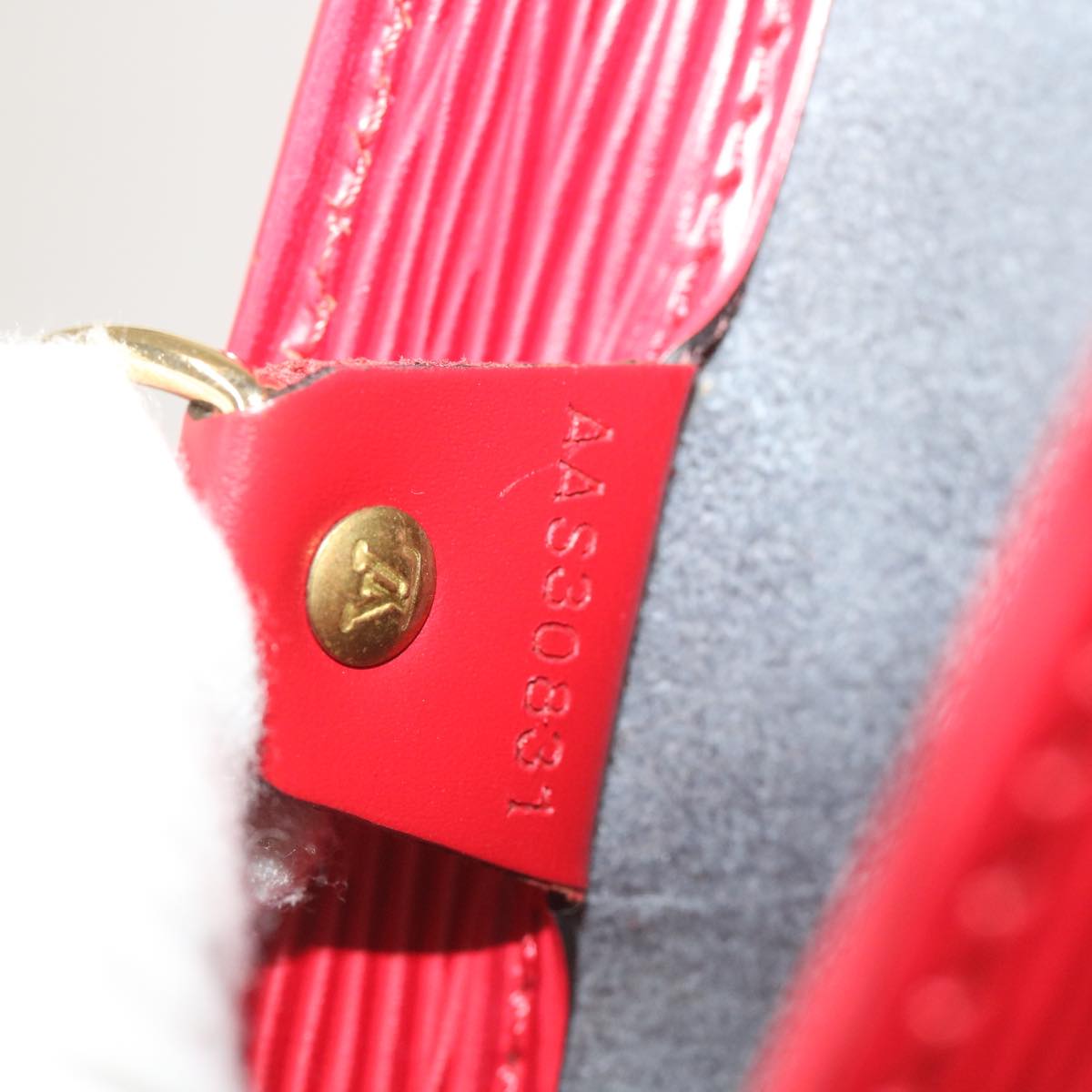 LOUIS VUITTON Epi Vavin PM Tote Bag SPO 2way Red LV Auth 66533SAV