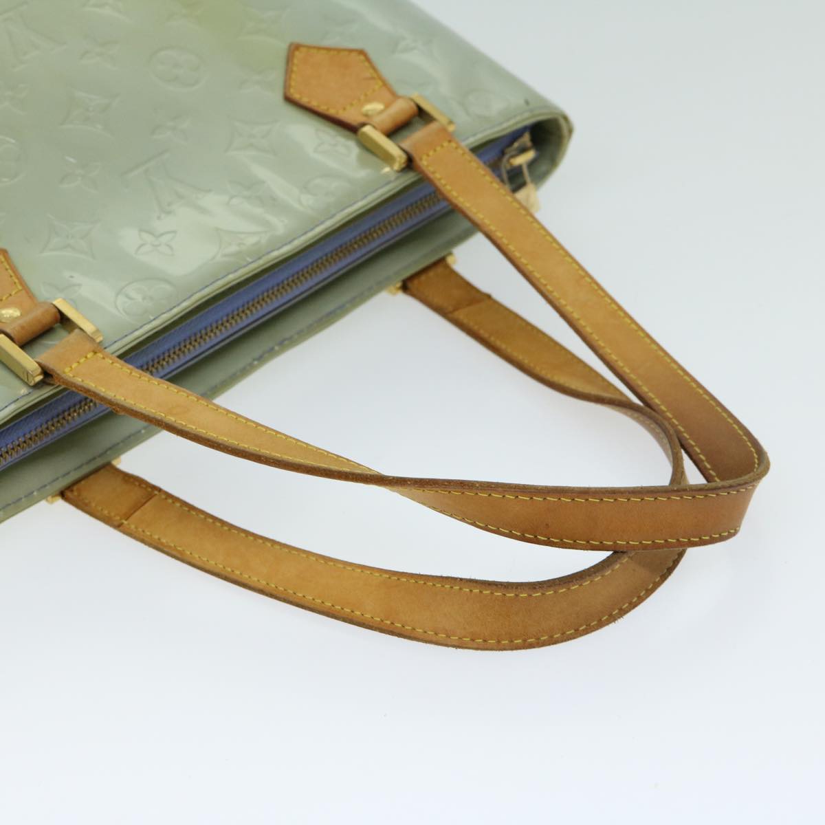 LOUIS VUITTON Monogram Vernis Houston Hand Bag Lavande M91218 LV Auth 66554