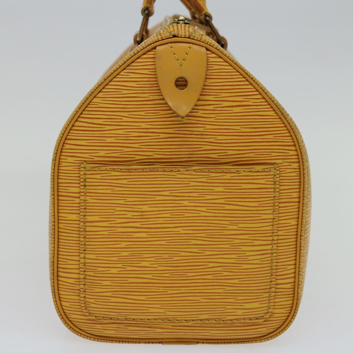 LOUIS VUITTON Epi Speedy 25 Hand Bag Tassili Yellow M43019 LV Auth 66583
