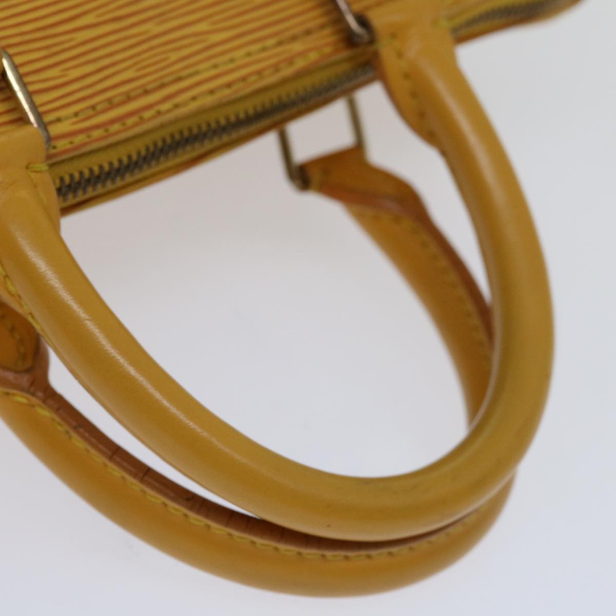 LOUIS VUITTON Epi Speedy 25 Hand Bag Tassili Yellow M43019 LV Auth 66583