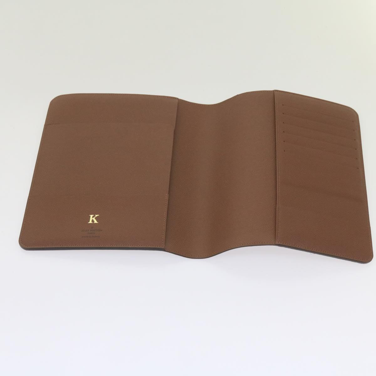 LOUIS VUITTON Monogram Agenda Bureau Day Planner Cover R20100 LV Auth 66633