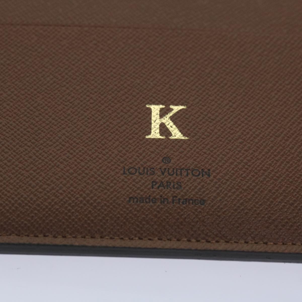 LOUIS VUITTON Monogram Agenda Bureau Day Planner Cover R20100 LV Auth 66633