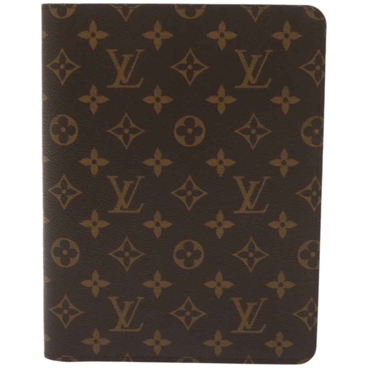 LOUIS VUITTON Monogram Agenda Bureau Day Planner Cover R20100 LV Auth 66633