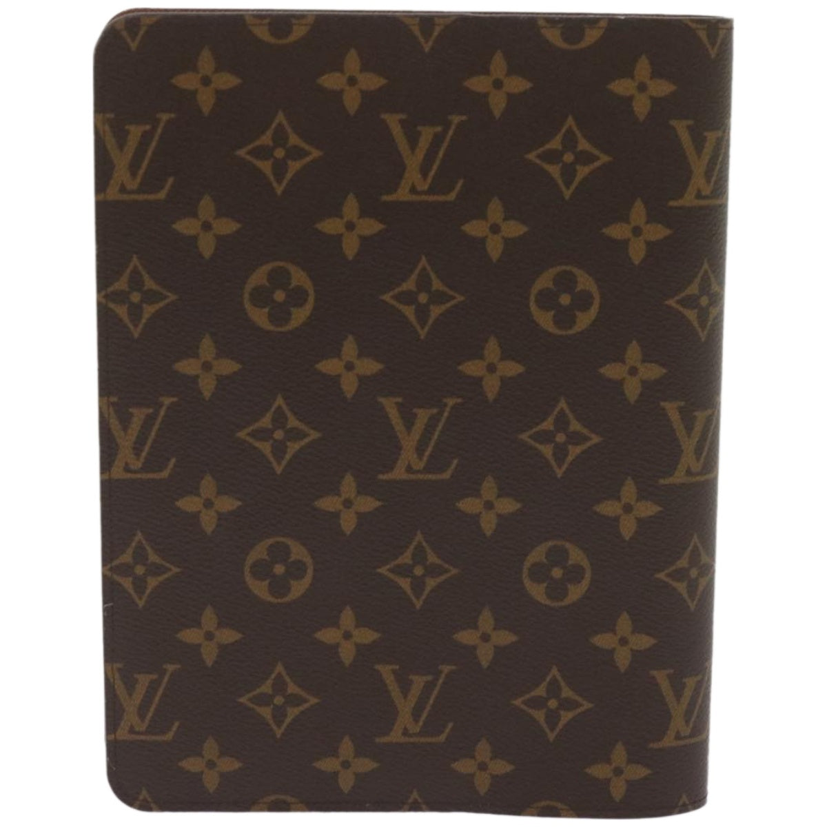 LOUIS VUITTON Monogram Agenda Bureau Day Planner Cover R20100 LV Auth 66633