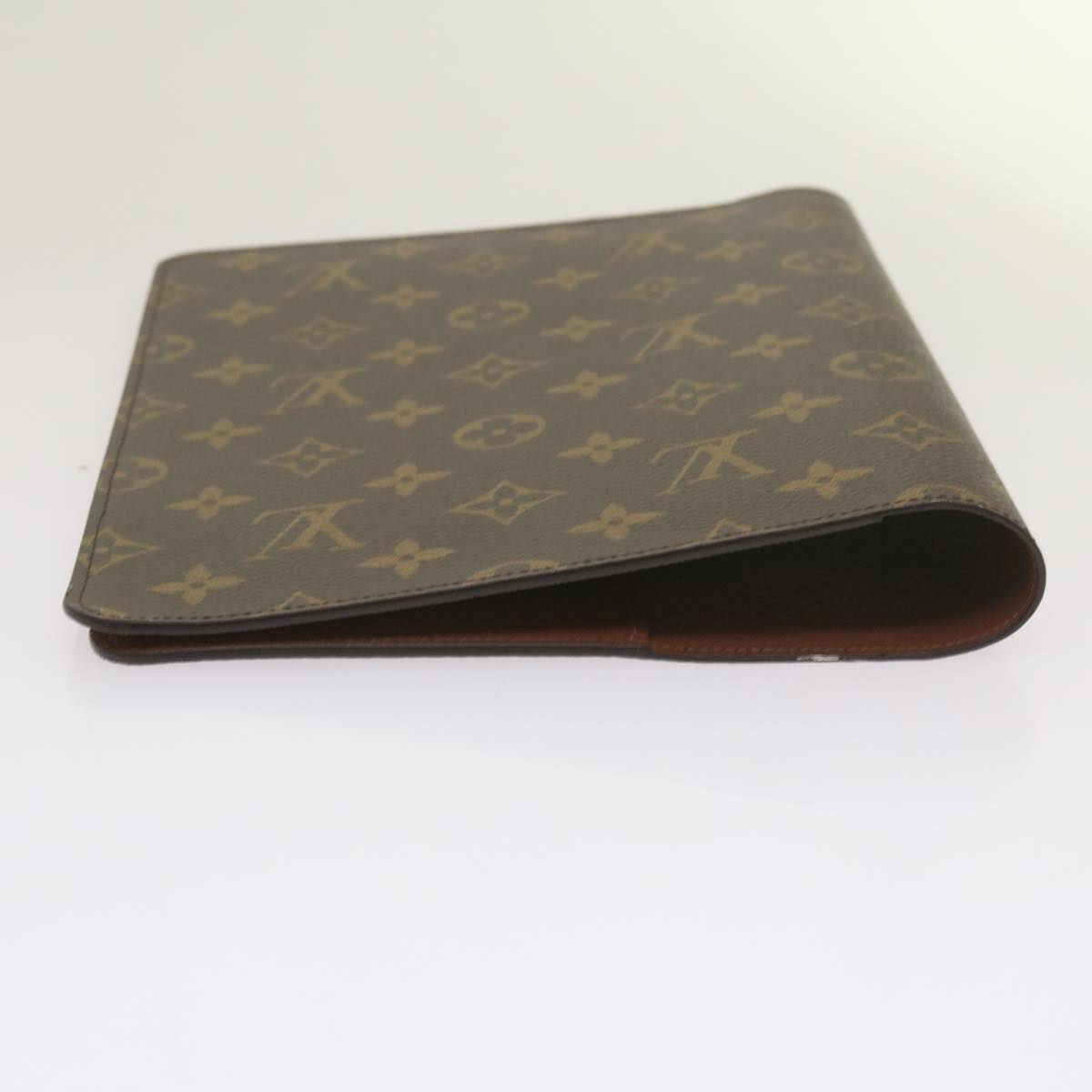 LOUIS VUITTON Monogram Agenda Bureau Day Planner Cover R20100 LV Auth 66633