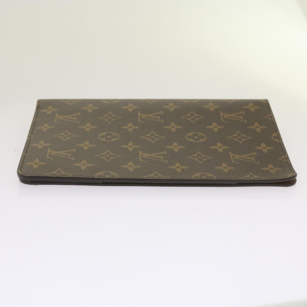 LOUIS VUITTON Monogram Agenda Bureau Day Planner Cover R20100 LV Auth 66633