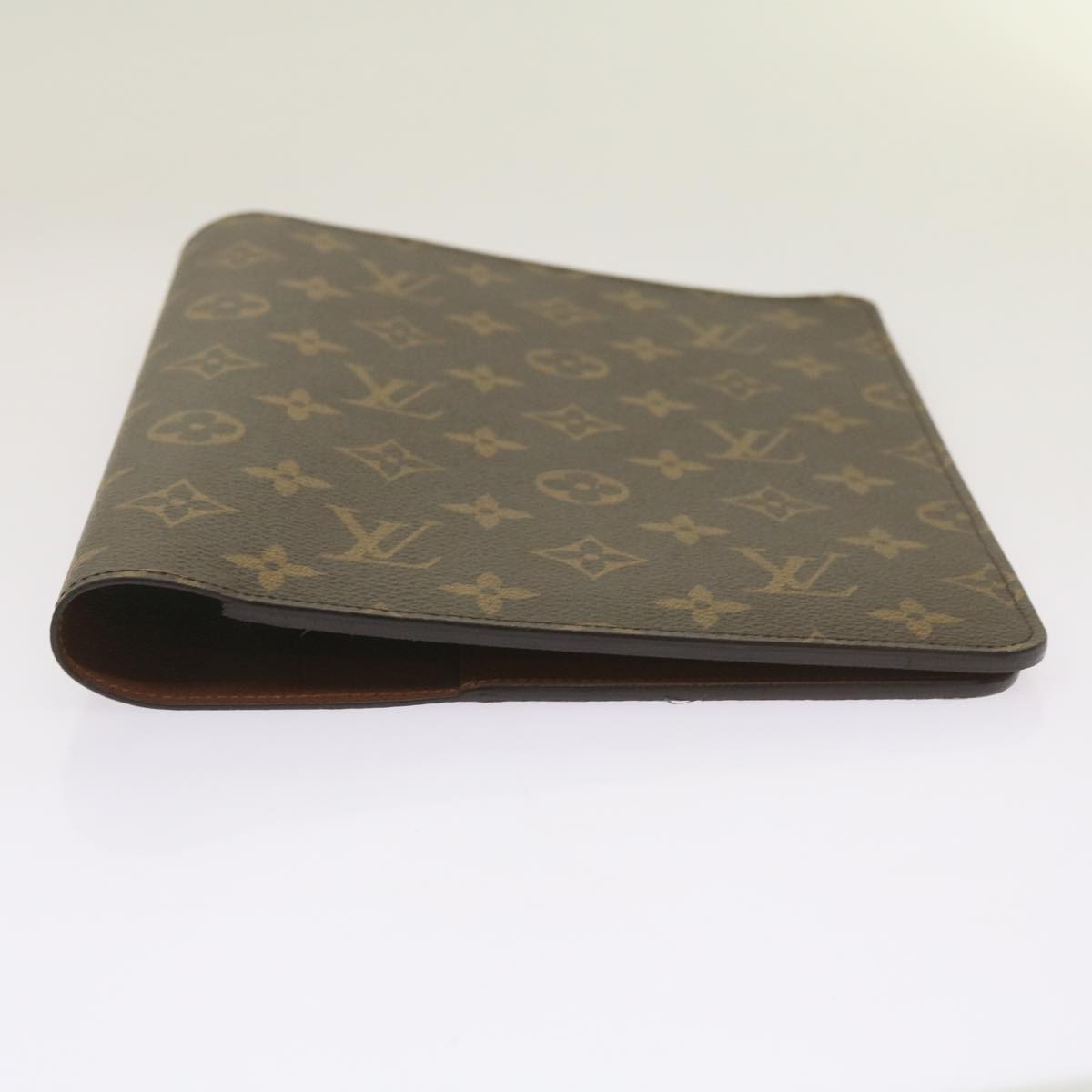 LOUIS VUITTON Monogram Agenda Bureau Day Planner Cover R20100 LV Auth 66633