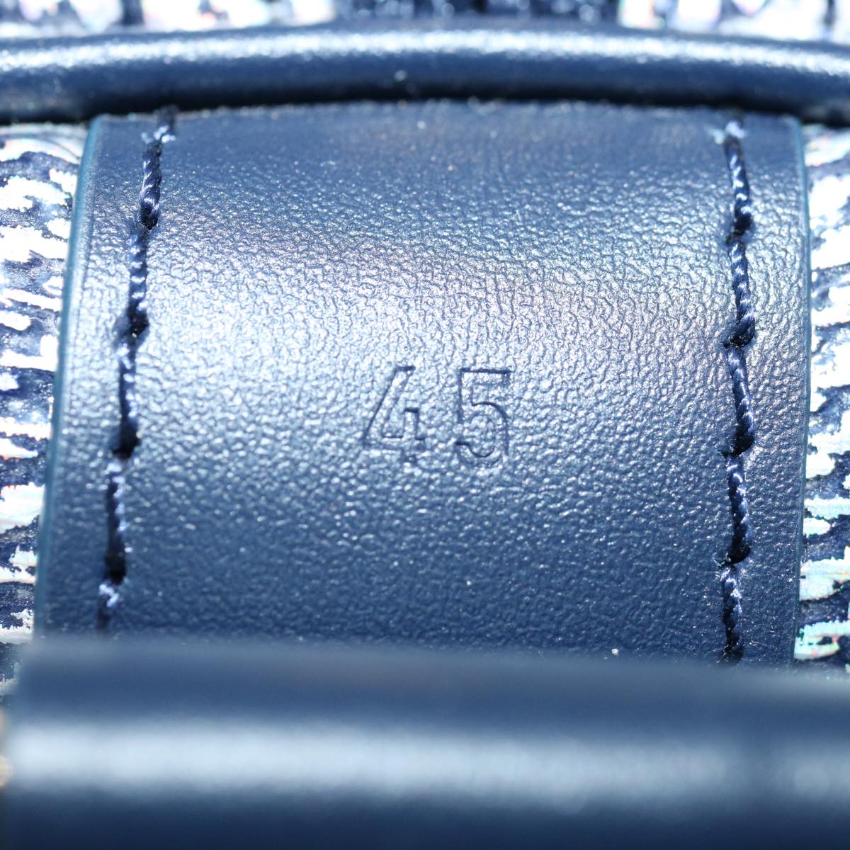 LOUIS VUITTON Laminated Jacquard Keepall Bandouliere 45 Bag M22923 Auth 66710SM