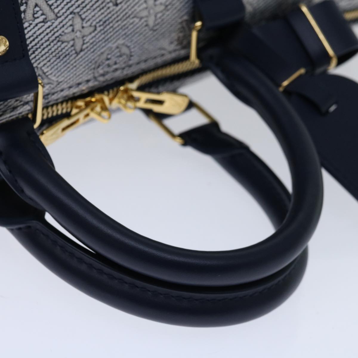 LOUIS VUITTON Laminated Jacquard Keepall Bandouliere 45 Bag M22923 Auth 66710SM