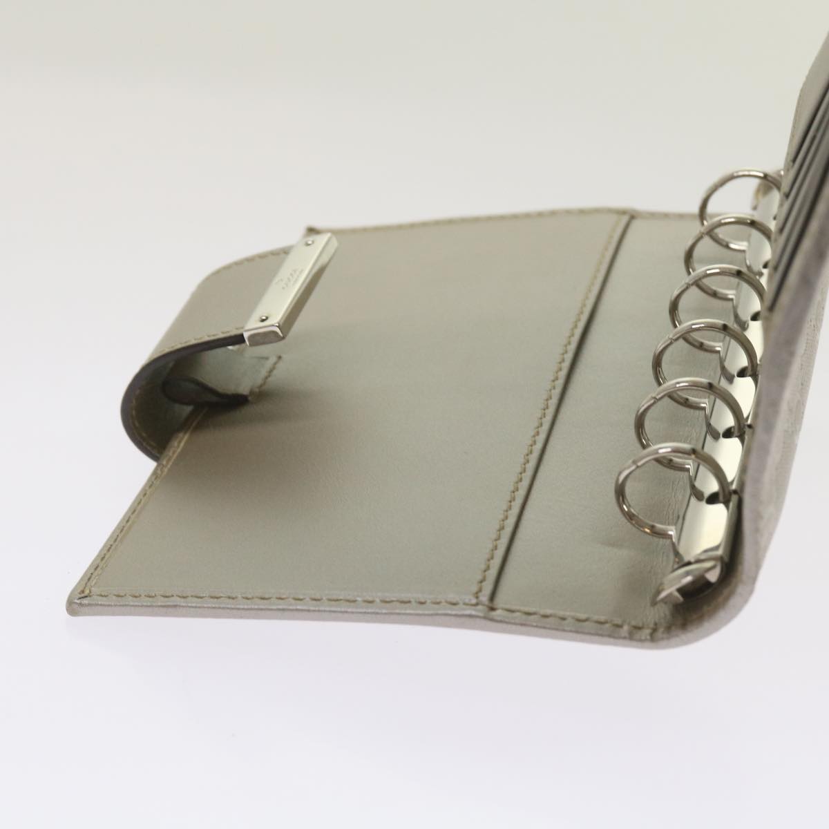 GUCCI GG implementation Day Planner Cover Silver 115240 Auth 66845