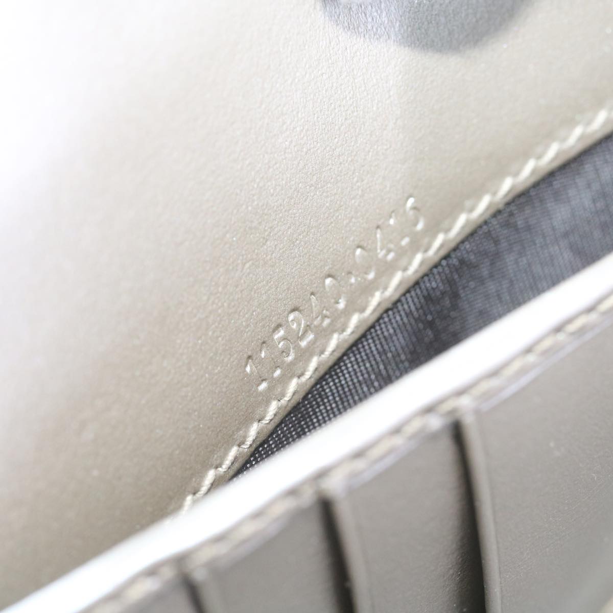 GUCCI GG implementation Day Planner Cover Silver 115240 Auth 66845