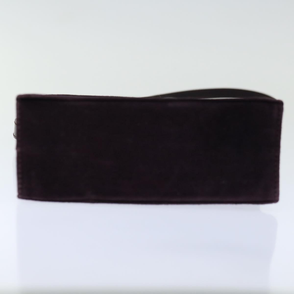 Salvatore Ferragamo Hand Bag Suede 2way Purple Auth 66859