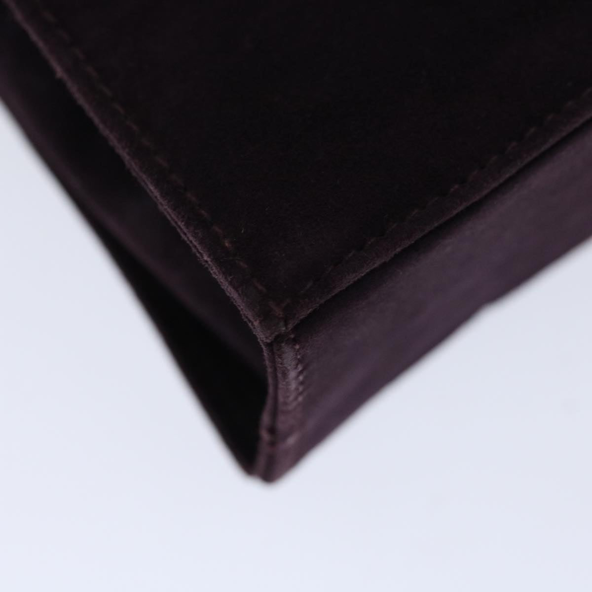 Salvatore Ferragamo Hand Bag Suede 2way Purple Auth 66859