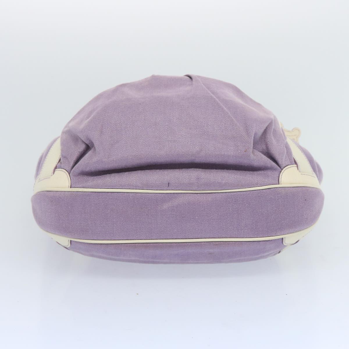 CELINE Tote Bag Canvas Purple Auth 66944