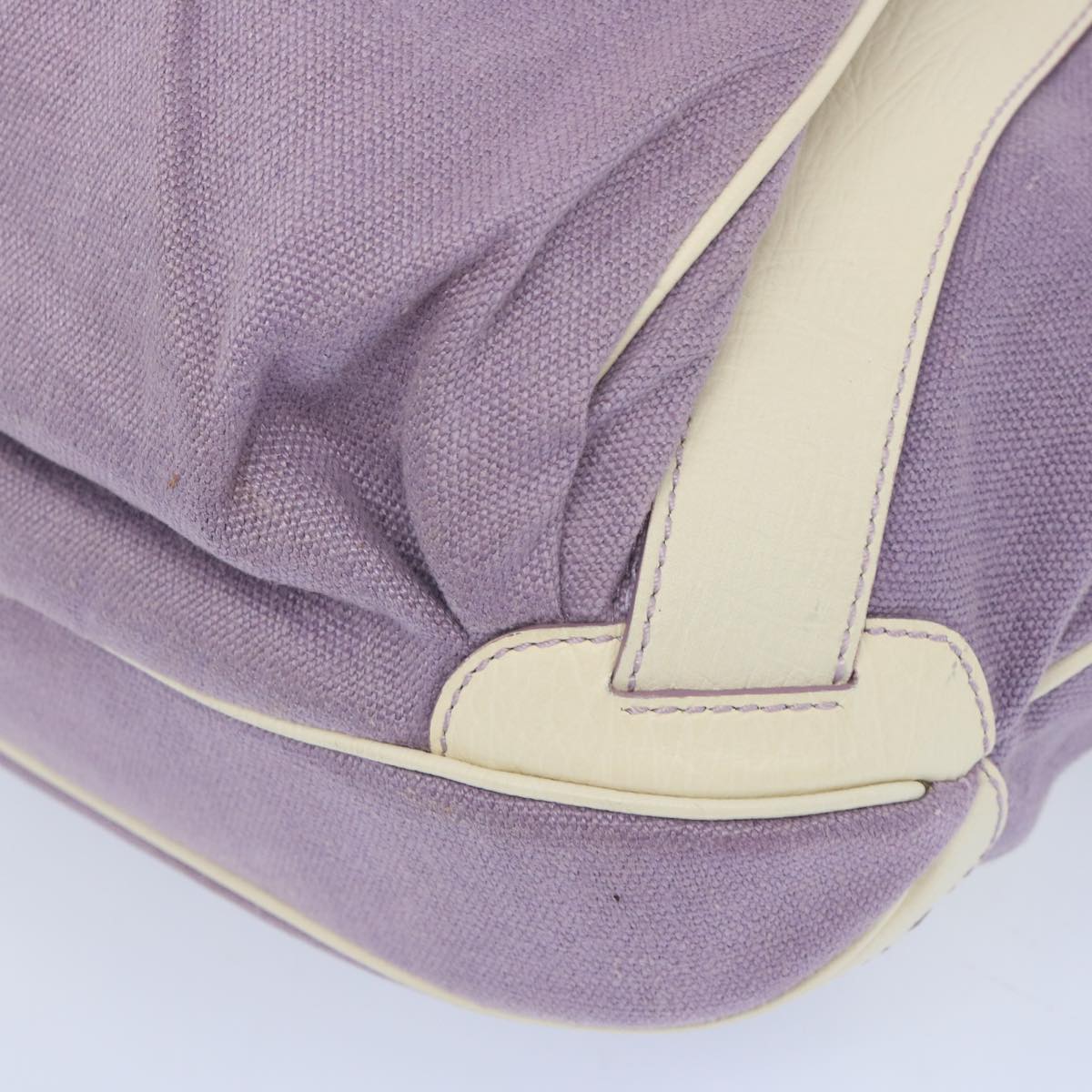 CELINE Tote Bag Canvas Purple Auth 66944