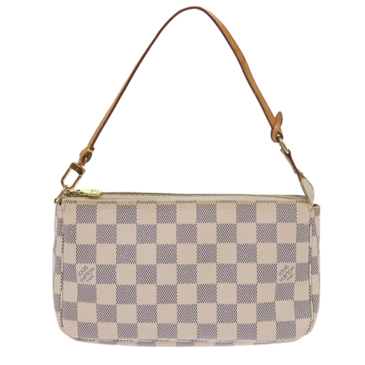 LOUIS VUITTON Damier Azur Pochette Accessoires Pouch N51986 LV Auth 66973