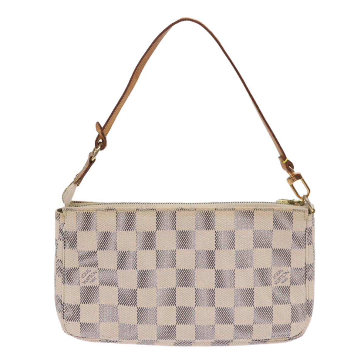 LOUIS VUITTON Damier Azur Pochette Accessoires Pouch N51986 LV Auth 66973