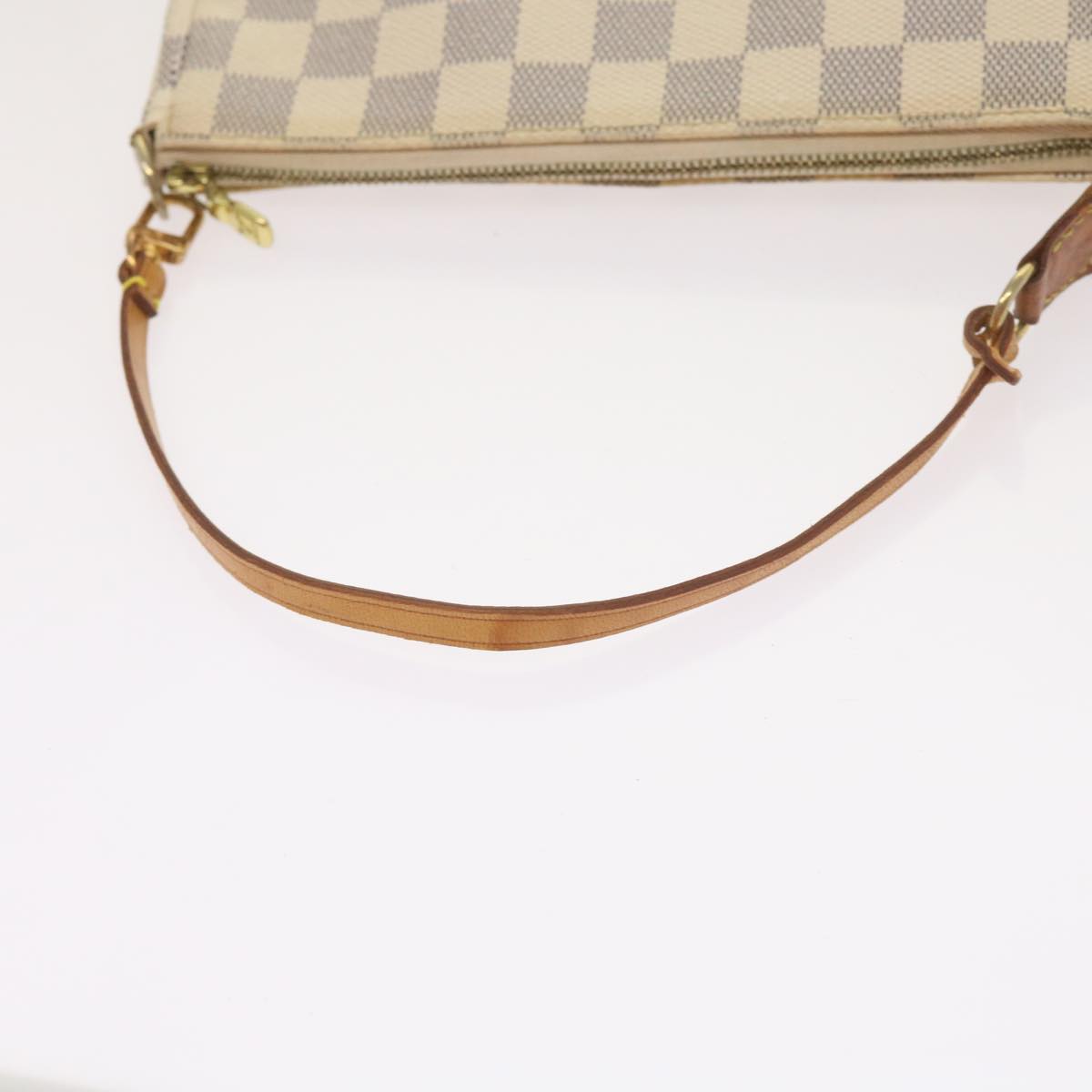 LOUIS VUITTON Damier Azur Pochette Accessoires Pouch N51986 LV Auth 66973