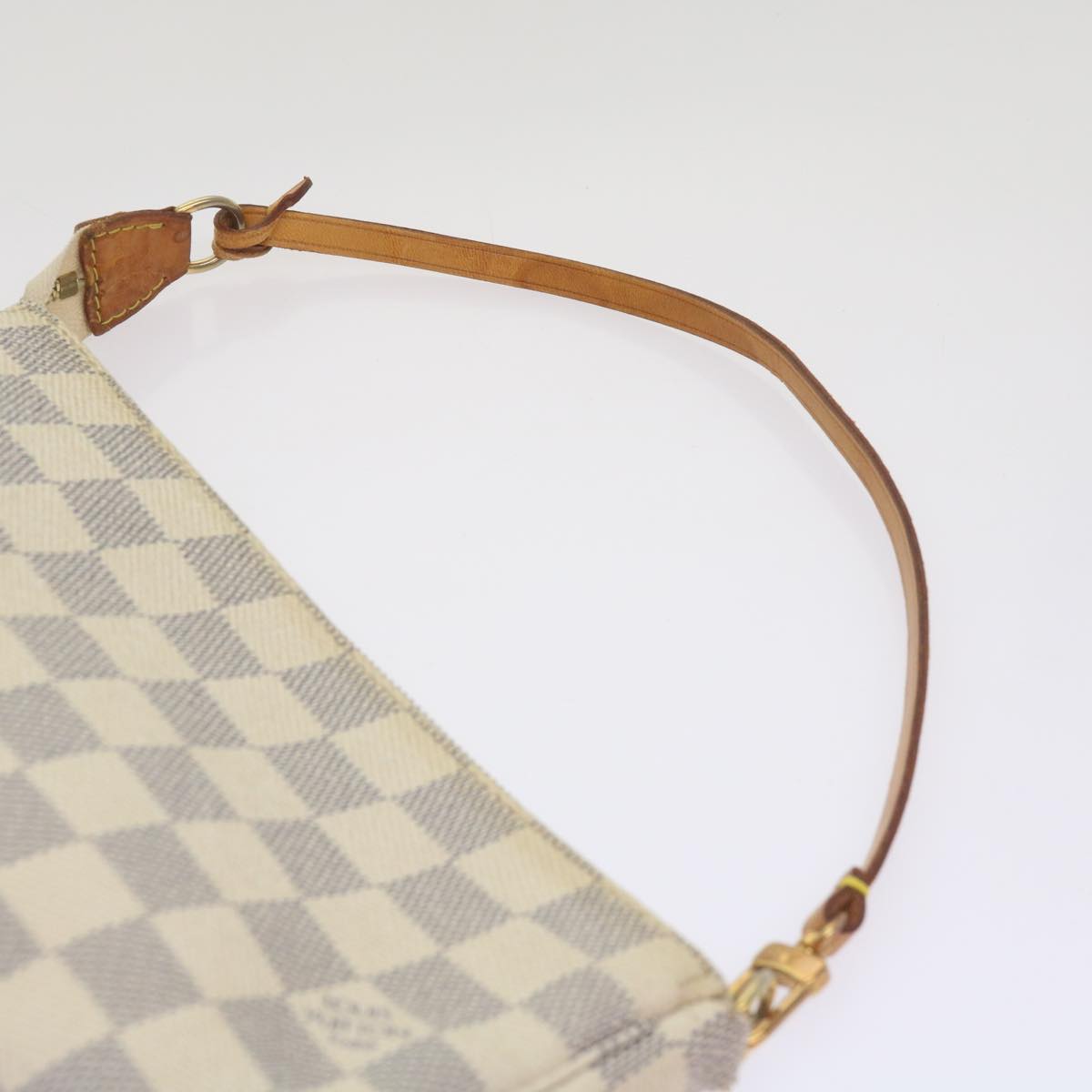 LOUIS VUITTON Damier Azur Pochette Accessoires Pouch N51986 LV Auth 66973