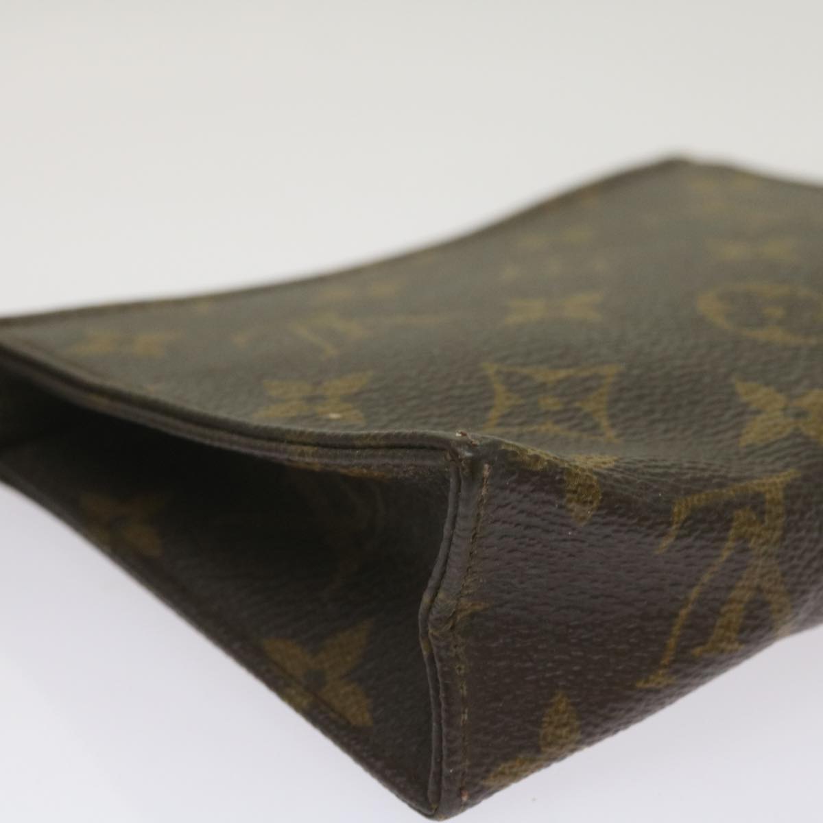 LOUIS VUITTON Monogram Poche Toilette 15 Pouch M47546 LV Auth 66977