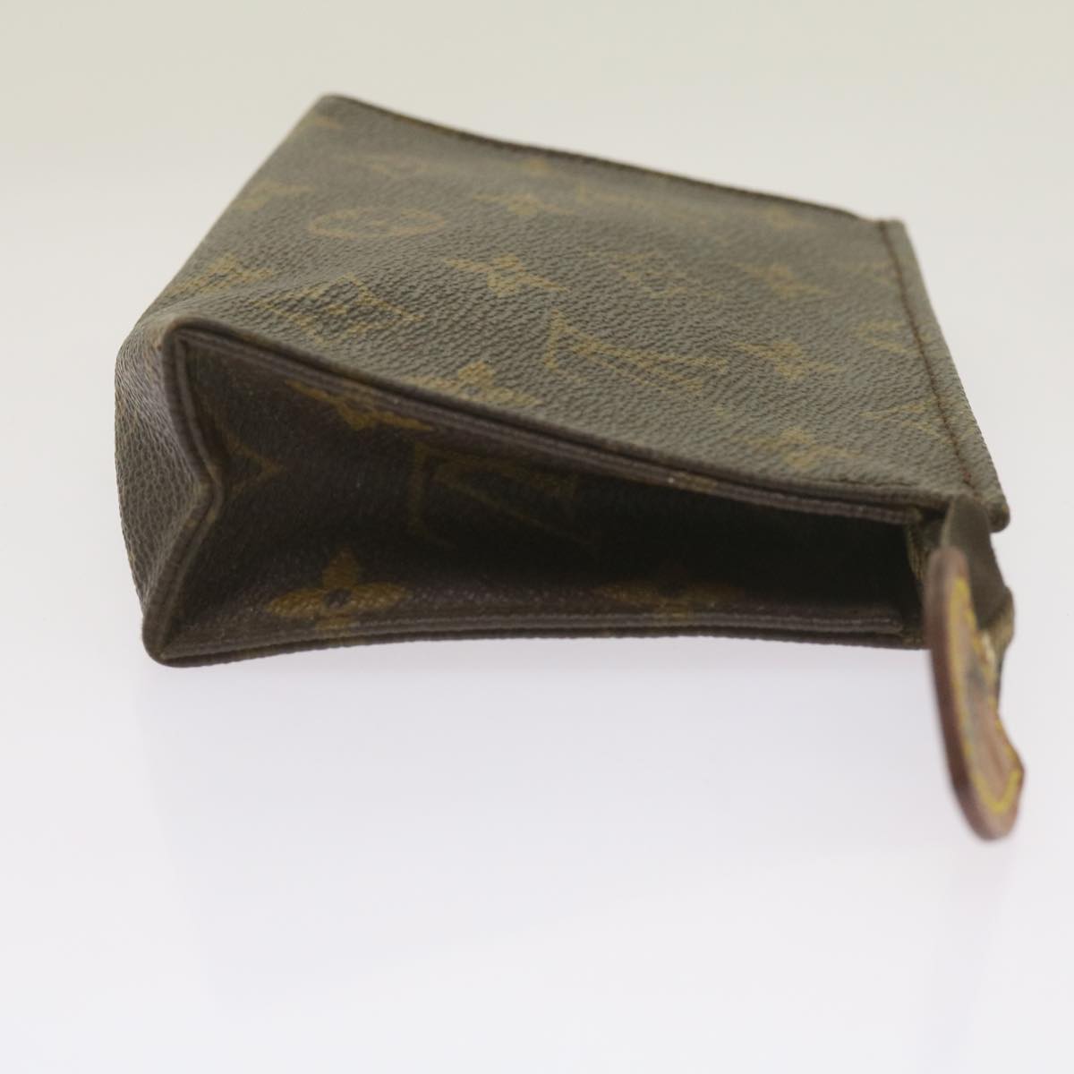 LOUIS VUITTON Monogram Poche Toilette 15 Pouch M47546 LV Auth 66977