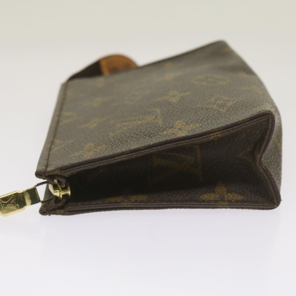 LOUIS VUITTON Monogram Poche Toilette 15 Pouch M47546 LV Auth 66977