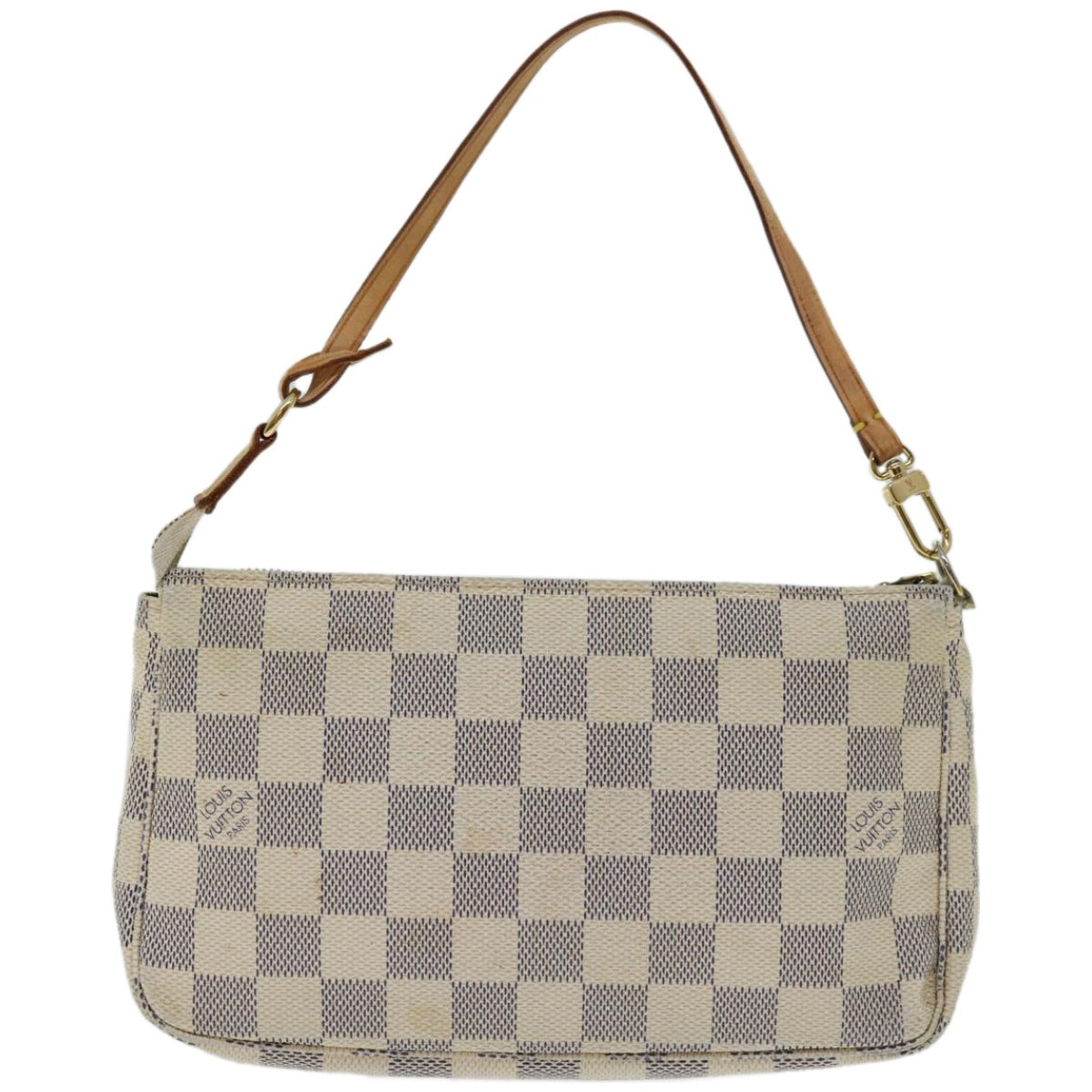 LOUIS VUITTON Damier Azur Pochette Accessoires Pouch N51986 LV Auth 66982