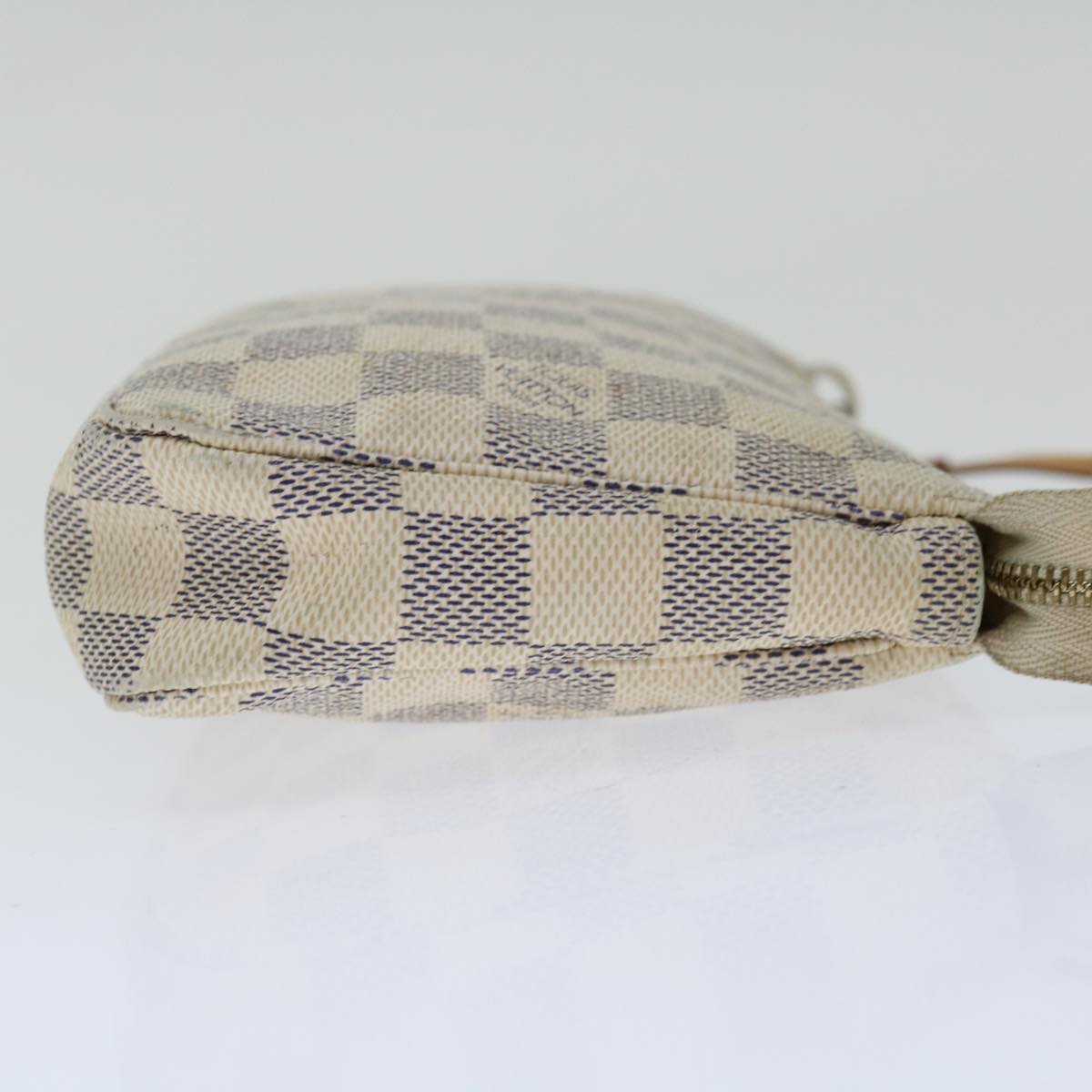 LOUIS VUITTON Damier Azur Pochette Accessoires Pouch N51986 LV Auth 66982
