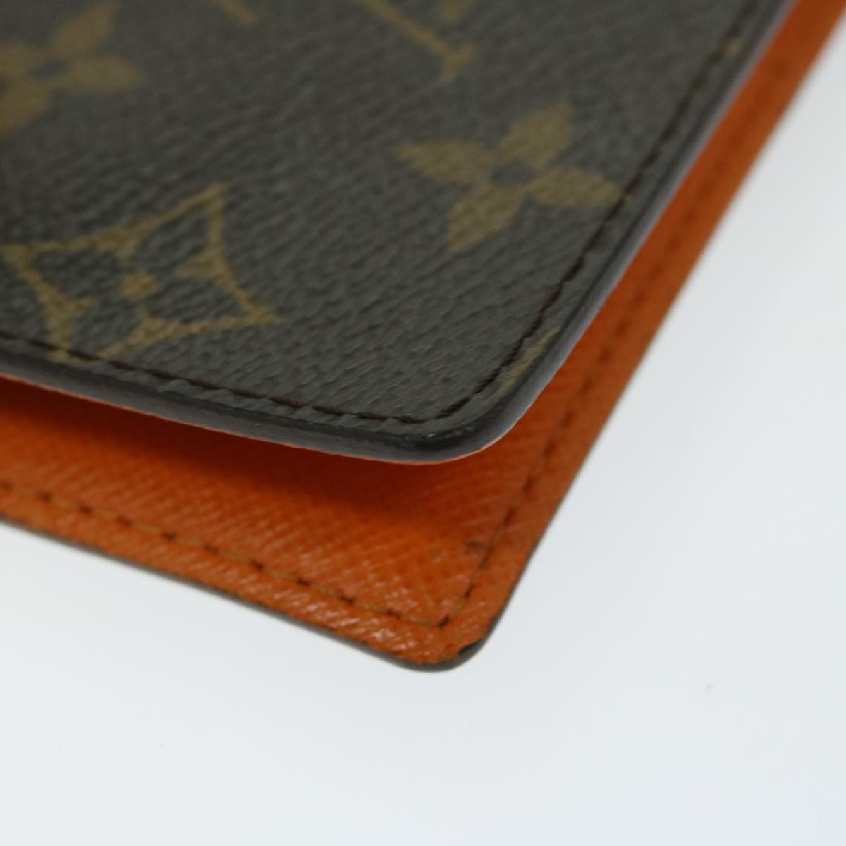 LOUIS VUITTON Monogram Agenda Koala PM Cover Orange R21015 LV Auth 67093