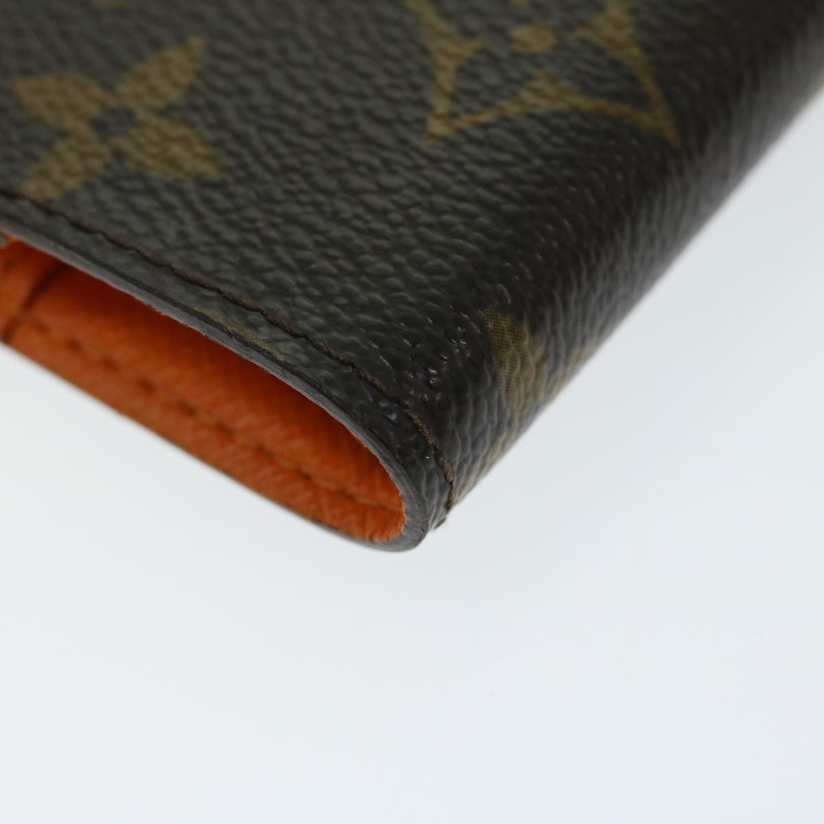 LOUIS VUITTON Monogram Agenda Koala PM Cover Orange R21015 LV Auth 67093