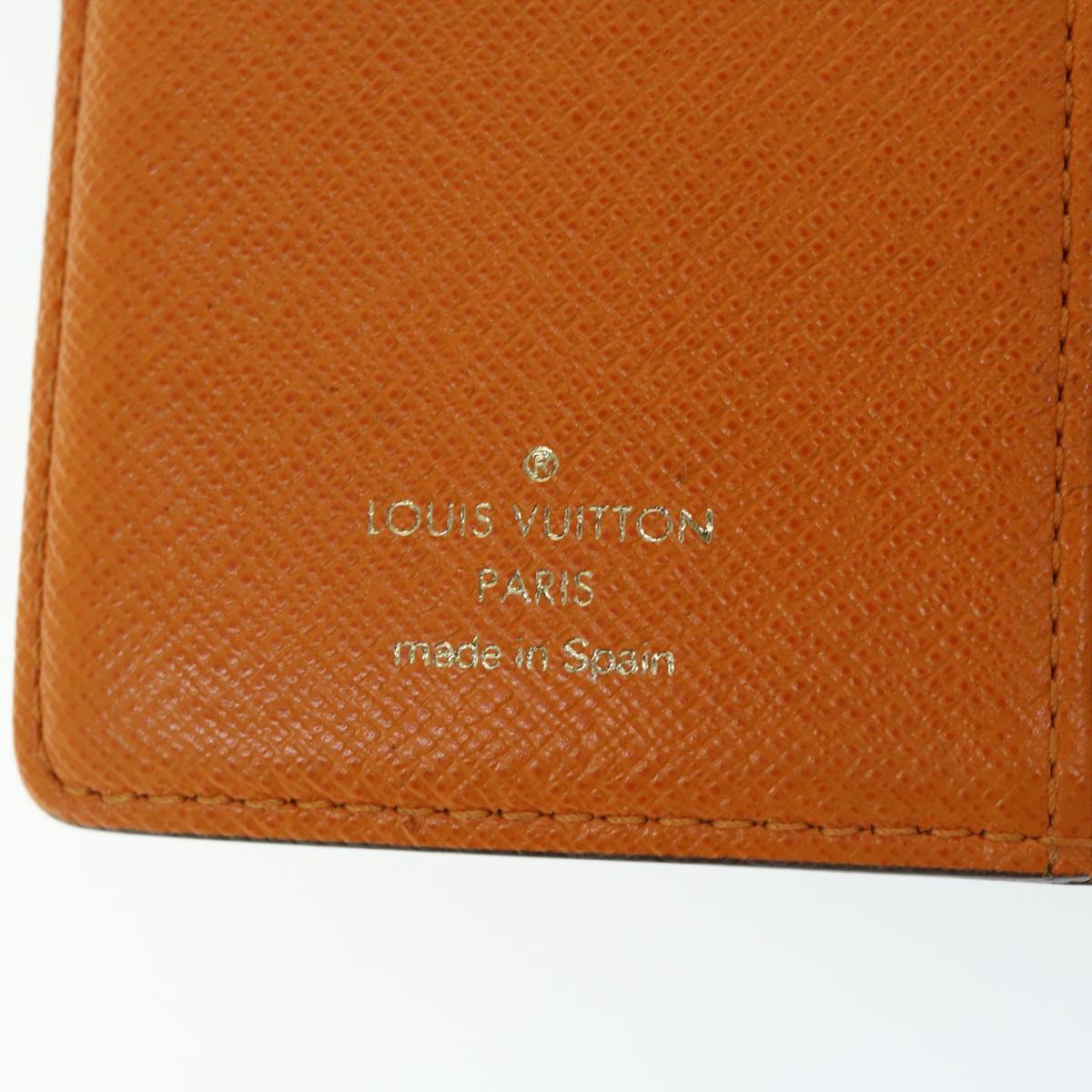LOUIS VUITTON Monogram Agenda Koala PM Cover Orange R21015 LV Auth 67093