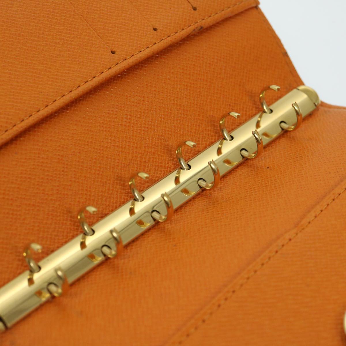 LOUIS VUITTON Monogram Agenda Koala PM Cover Orange R21015 LV Auth 67093