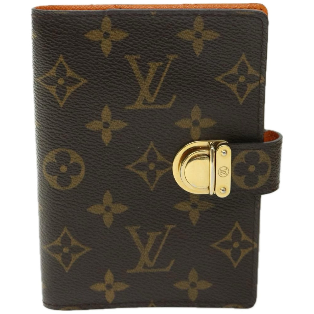 LOUIS VUITTON Monogram Agenda Koala PM Cover Orange R21015 LV Auth 67093
